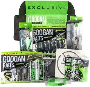 GOOGAN Squad Mondo Kit Gold Series - Premium Bass Fishing Lure Kit for Largemouth & Smallmouth Bass
