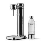 Aarke Carbonator 3, Sparkling Water Maker with Water Bottle, Steel Finish