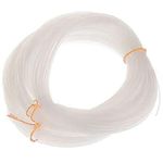 HUNNY- BUNCH Nylon Fish Line Wire for Jewelry Making, Beading and Bracelet Making (Transparent Strong-12 Meters Pack of 10 Rings)