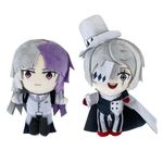 Zhongkaihua Bungo Stray Dogs Plush Sigma/Nikolai Plush Anime Doll Soft Stuffed Pillow Bungo Stray Dogs Plushies Decorations Toys Birthdays for Kids 20CM