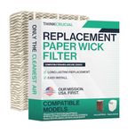 Replacement for Aircare 1043 Paper Wick Humidifier Filter Fits Spacesaver 800, 8000 Series Console, 10.8" x 4.2" x 12.5", by Think Crucial