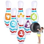 JOYIN Giant Inflatable Bowling Set for Kids and Adults,Bowling Party Games,Indoor Outdoor Bowling Toys for Kids