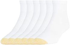 GOLDTOE Men's Tech Ankle Socks, 6-P