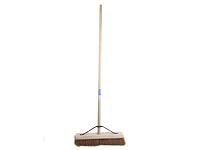 Faithfull 18-inch Soft Coco Broom with Handle and Stay