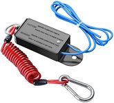 Briidea Trailer Breakaway Switch, 4ft Breakaway Coiled Cable with Electric Brake Switch for RV Towing Trailer