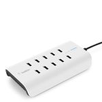 Belkin Rockstar 10-Port USB Surge Protector Charging Station (2.4 Amp Per Port)-B2B139