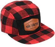 Vic Firth Standard Limited Edition 5 Panel Camp Hat, Red Flannel, One-Size