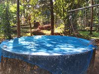 IABA - Open Well Covering Net, Mesh, Kinar vala, Pool Covering net, UV Resistant, Small Mesh, Extra Strong, 4 X 4 Meter Size. Blue Colour.