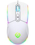 Gaming Mouse, Wired Gaming Mouse with RGB Backlit, 7200 DPI Adjustable, Computer Mouse with 6 Buttons, Ergonomic Gamer Optical Mouse for PC, Mac, Laptop