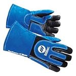 Miller ELECTRIC263339 Welding Gloves, 3D, Wing, 13In, Blueblack, PR