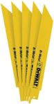 Dewalt 24 TPI Bi-Metal Reciprocating Saw Blades, 152 mm Length (Pack of 5)