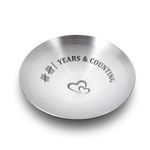 Anniversary Wedding Gifts for Couples 11th Anniversary Steel Gifts for Him Her Ring Holder 11 Year Wedding Anniversary for Husband Wife Boyfriend Girlfriend Christmas Valentines Birthday for Women Men