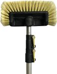 DOCAZOO DocaPole 5-12 Foot (20 ft Reach) Soft Bristle Car Wash Brush & Extension Pole for Cars, Trucks, Boats, RVs, House Siding, Floors, and More