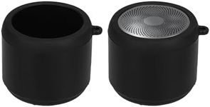 kwmobile Silicone Case Compatible with EWA A106 Pro - Case Protective Mini Speaker Cover - Black