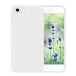 LIRAMARK Liquid Silicone Soft Back Cover Case for Apple iPhone 6 Plus / 6S Plus (White)