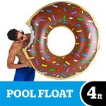 BigMouth Inc Giant Chocolate Donut Pool Float