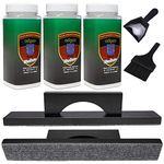 YDDS Shuffleboard Sand with Shuffleboard Brush - Shuffleboard Wax Set for Shuffleboard Table + Shuffleboard Brush + Mini Dustpan and Brush