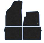 Vauxhall Frontera [Electric] (2025+) Car Mats Accessories Tailored Fit Carpet Floor Mats Non Slip Blue Trim Full Coverage Compatible Front Rear Set Anti Slip Granulated Backing Hand-Finished Clips