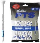 Pride Golf Tee Tees 135 Count, White, 135 Count US