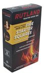 Rutland 50C Safe Lite Fire Starter Squares, 24-Square