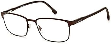 Carrera Men's 262 Rectangular Prescription Eyewear Frames, Brown, 57mm, 18mm