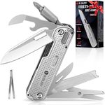 BIBURY Gifts for Men, Mini EDC Multi Tool Gadgets, Unique Birthday Gifts for Men, Pocket Multitool Gift for Dad, Christmas Presents Camping Accessories, Stocking Fillers Men's Gift for Him - BI2056