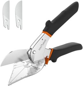 FLORA GUARD Miter Shears - Multifunctional Trunking Shears for Angular Cutting of Moulding and Trim, Hand Tools, Including 2 Spare Blades