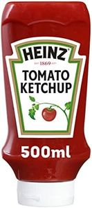 Heinz Tomato Ketchup Tomato Sauce No Preservatives or Sweeteners Dipping Condiment 500ml