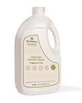 Eco Laundry Detergent | Fragrance Free Non Bio Washing Liquid for Sensitive Skin | Hypoallergenic Unscented Liquid Detergent |Suitable for Babies & Delicate Washing | 4L | 80 Washes