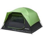 EchoSmile 4 Person Dome Tent,Double-Layer Camping Tent with Rainfly - Waterproof & Windproof Family Tent - Lightweight Mountaineering Tent for Outdoor Adventures,Hiking,Backpacking - All Season