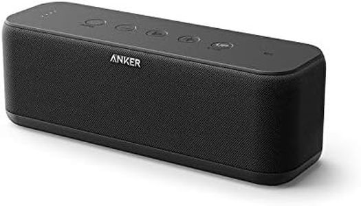 Anker Soundcore Boost Bluetooth Speaker with Well-Balanced Sound, BassUp, 12H Playtime, USB-C, IPX7 Waterproof, Wireless Speaker with Customizable EQ via App, Wireless Stereo Pairing (Upgraded)