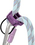 AOKWIT Professional 25KN Rappel ATC Belay Device Aluminum V-grooved Rock Climbing Belay Device Rappelling Descender Safety Equipment (Purple)