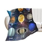 Planet Blanket 60"x50" Space Gift f