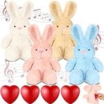 4 Pack 14'' Bunny Recordable Stuffe