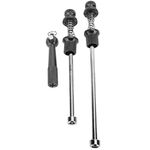 Quick Release Skewer Set Hex Locking Skewer Quick Release Lever Wheel Locking Skewers Anti Theft Accessories Road Bike Skewers Cycling Wheels Locking(Black)