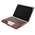 for MacBook 12 Inch Case (Model: A1534，with Retina Display) Protective Case, PU Leather Laptop Shell Case, Full Protective Case for MacBook 12 Inch Cover Case,Brown