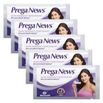 Prega News Test Kit | One Step Urine HCG Pregnancy Test Kit Device | 99% Accurate Results in 5 Mins | India’s No 1 Pregnancy Kit | Pack of 5 Kits