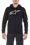 Alpinestars, Ageless Ii Fleece, Hoodie, Black/White, L, Man