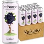 Nuisance Drinks - Bramble & Rosemary | Premium Botanical Soft Drinks | Natural Flavours- Low Calorie - Vegan - Gluten Free - Zero Artificial Sweeteners | 12 x 250ml cans