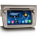 [4G+64G] 8 Core Android 13 Car Stereo for Alfa Romeo Mito with Wireless Carplay Android Auto DSP Bluetooth Handsfree Wifi SWC DAB+GPS 1 DIN Navigation Radio