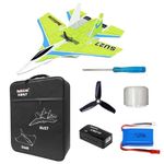 Robocraze Radiolink SU27 Fighter RC Plane with 2.4GHz Radio Control, 4000KV Brushless Motor, Gyroscope, 3 Flight Modes, 400mm Wingspan and Fixed Wing Stability for Realistic Fighter Jet Experience
