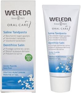 WELEDA Salt Toothpaste 75ml | Fluoride-free | Fresh Breath | Helps dry mouths | Prevent Plaque & Tartar