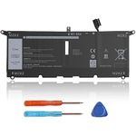 DXGH8 Battery for Dell XPS 13 9370 9380 7390 Inspiron 13 7390 7391 2-in-1 Inspiron 5390 5391 7490 Latitude 3301 Vostro 5390 5391, Fits G8VCF H754V V48RM HK6N5 P82G P82G002 P113G P114G P115G 7.6V 52Wh