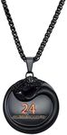 Winssigma Black Mamba Pendant Necklace Basketball Star Memorial Souvenir Necklace Snake Necklace, Zinc, No Gemstone