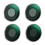 K&F Concept ND Filter Kit Compatible with DJI Osmo Action 4, ND8 ND16 ND32 ND64 4 Pack Light Reduction Exposure Control Optical Glass Filters with Multi-Layer Coating