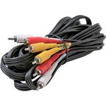 3FT 3RCA Composite A/v Cable Premium Retail Blister Pack