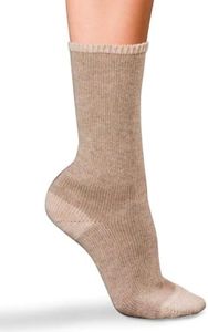 Falke, Womens, No. 1 Finest Cashmere Crew Cut, Mid Beige, 6.5-7.5