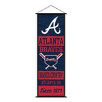 Atlanta Braves Banner and Scroll Sign