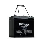 ExpertPower 12 Volt 55 Amp Deep Cycle Sealed Lead Acid Wheelchair Medical Mobility Rechargeable Battery [EXP12500]