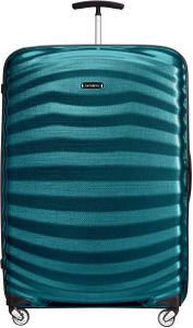 Samsonite Lite-Shock XL Suitcase – Blue Lightweight Hardshell Luggage